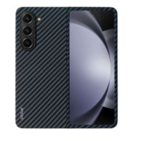 Чехол-накладка PiBlue Flagship Case для Samsung Galaxy Z Fold 6 (карбоновый в полоску черно-серый)