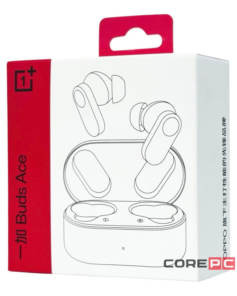 Беспроводные наушники TWS OnePlus Buds Ace BT5.3/5ч белые