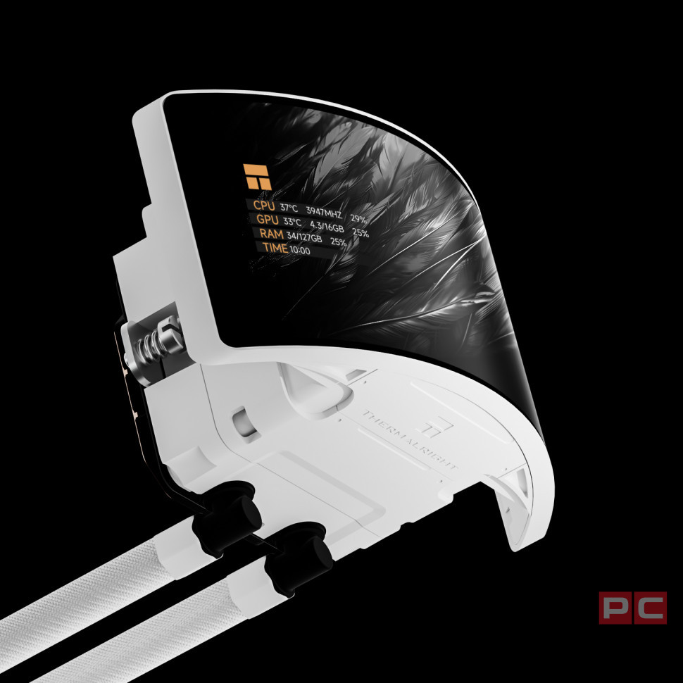 Система жидкостного охлаждения для процессора Thermalright Rainbow Vision 360 Turbo ARGB White (RRV360TAW)