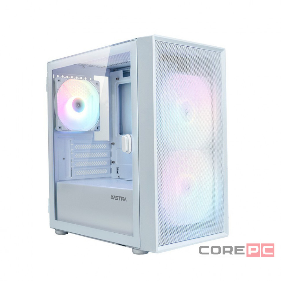 Компьютерный корпус XASTRA A305M 3FRGB TG FRGB White (A305M-2FC14F-1FC12F-D-WH)