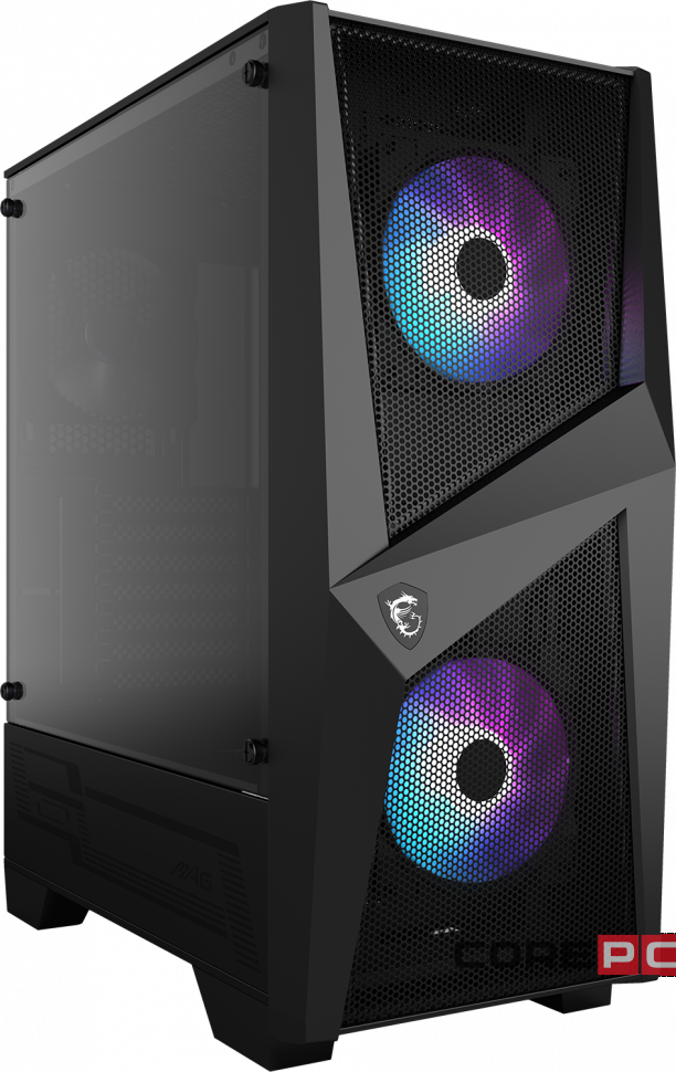 Компьютерный корпус MSI MAG FORGE 100R ARGB Fan TG (306-7G03R21-809)