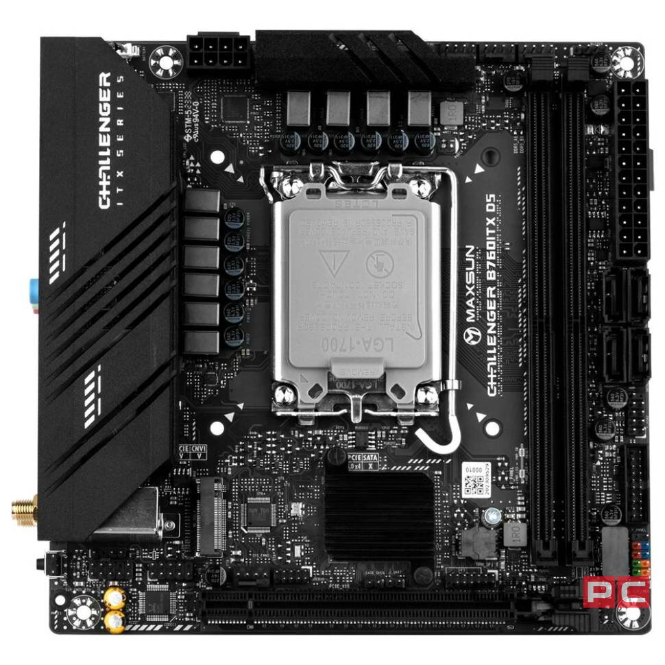 Материнская плата MaxSun B760ITX MS-Challenger D5 (6940709694060)