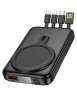 Powerbank магнитный с MagSafe Hoco J135 10000mAh с подставкой чёрный