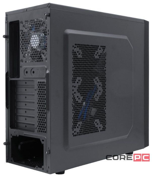 Компьютерный корпус Deepcool TESSERACT BF Black Black-Blue DP-CCATX-TSRBFBK