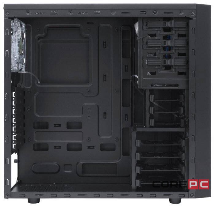 Компьютерный корпус Deepcool TESSERACT BF Black Black-Blue DP-CCATX-TSRBFBK