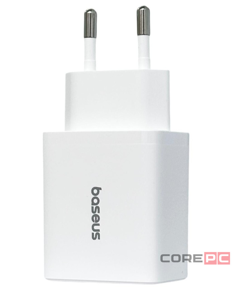 Сетевое зар. устр. Baseus Cube Fast Charger 1USB/1C P10111403213-00 белое