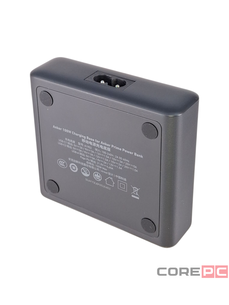 Док станция Anker 100W Charging Base Qi/1USB/2C (A1902P11) черная