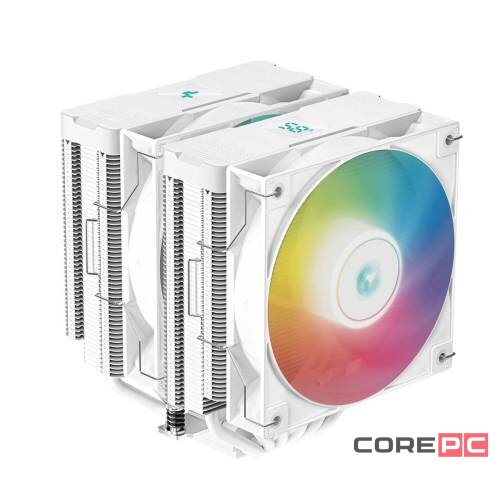 Кулер для процессора Deepcool AG620 DIGITAL WH ARGB White (R-AG620-WHADMN-G-2)