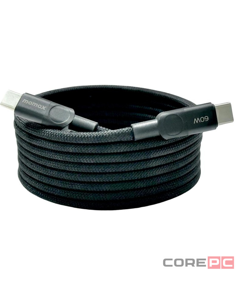 Usb Кабель-зарядка Type-C на Type-C Momax Mag.Link 60W DC61D 2м черный
