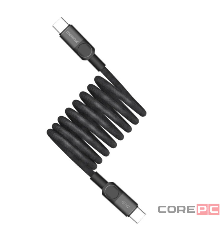 Usb Кабель-зарядка Type-C на Type-C Momax Mag.Link 60W DC61D 2м черный