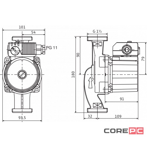 Насос циркуляционный WILO STAR-RS 25/8