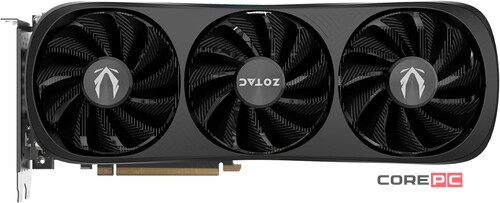 Видеокарта ZOTAC (ZT-D40720D-10P) GeForce RTX 4070 SUPER 12GB TRINITY BLACK ED