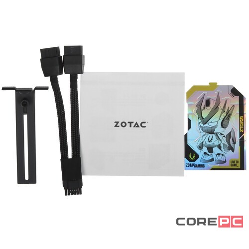 Видеокарта ZOTAC (ZT-D40720D-10P) GeForce RTX 4070 SUPER 12GB TRINITY BLACK ED