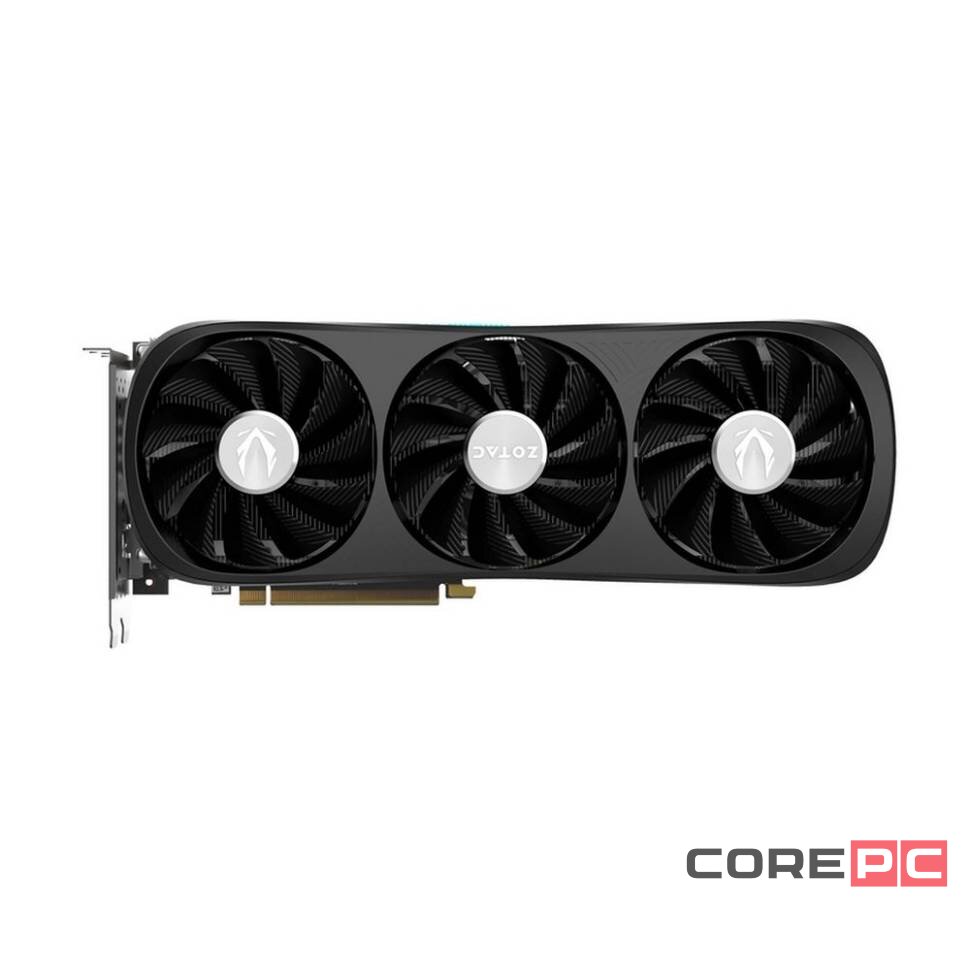 Видеокарта ZOTAC (ZT-D40720D-10P) GeForce RTX 4070 SUPER 12GB TRINITY BLACK ED