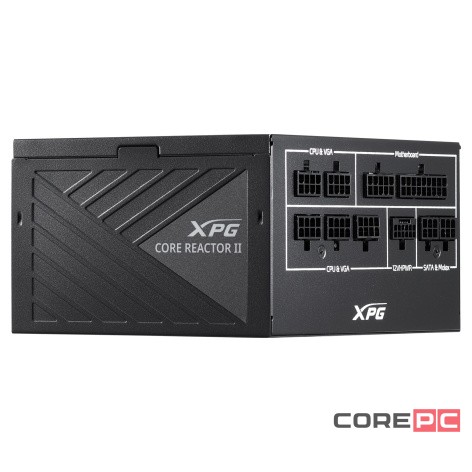 Блок питания ADATA XPG 750W CORE REACTOR II 750 (COREREACTORII750G-BKCEU) (PCIe 5.0 Connector Cable Details)
