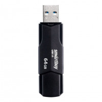 3.1 USB флеш накопитель SmartBuy 64GB CLUE Black (SB64GBCLU-K3)