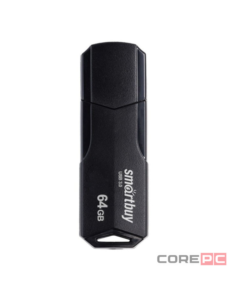 3.1 USB флеш накопитель SmartBuy 64GB CLUE Black (SB64GBCLU-K3)