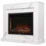 Портал Firelight Simple 25 белый мрамор