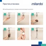 Смеситель для кухни Milardo RORBLFJM05, рычажное управление, цвет черный