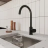 Смеситель для кухни Milardo RORBLFJM05, рычажное управление, цвет черный