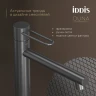 Смеситель для раковины Iddis DUNGM01i01, рычажное управление, цвет графит матовый