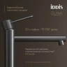 Смеситель для раковины Iddis DUNGM01i01, рычажное управление, цвет графит матовый