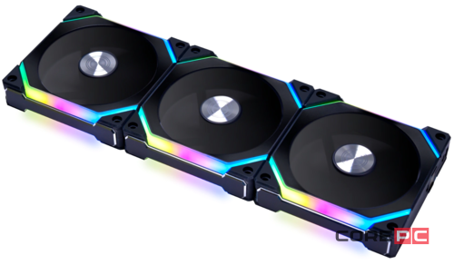 Комплект вентиляторов для корпуса Lian Li UNI FAN SL120 V2 ARGB Black (G99.12SLV23B.R0)