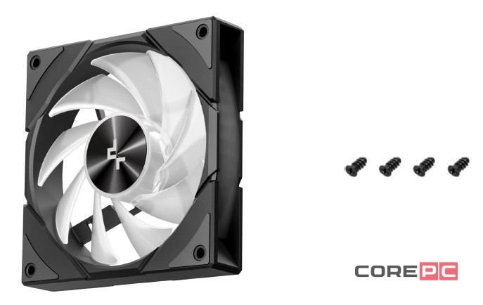 Вентилятор для корпуса Deepcool CG580 FAN BK ARGB Black Bulk