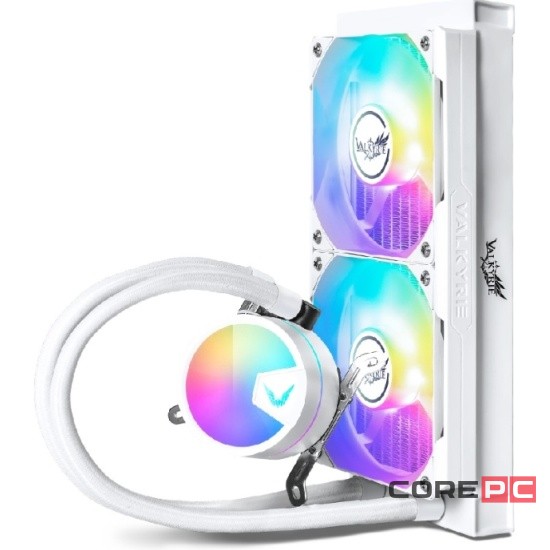 Система жидкостного охлаждения для процессора Valkyrie A240 ARGB White (HW A240W)