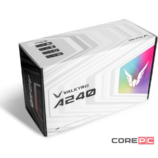 Система жидкостного охлаждения для процессора Valkyrie A240 ARGB White (HW A240W)