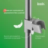 Душевая система Iddis 35к AIGBC3Fi06 Эйгер (Aiger) лейка тропический душ, хром матовый