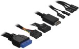 Компьютерный корпус 1STPLAYER VT7 ARGB Black (VT7-BK-4FS7)