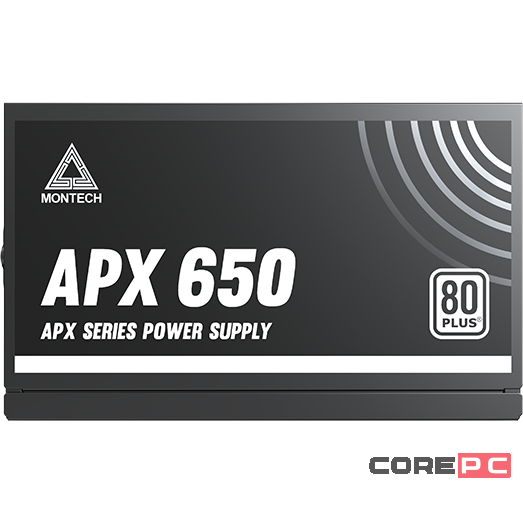 Блок питания Montech 650W APX Black (XWYA11-650W)