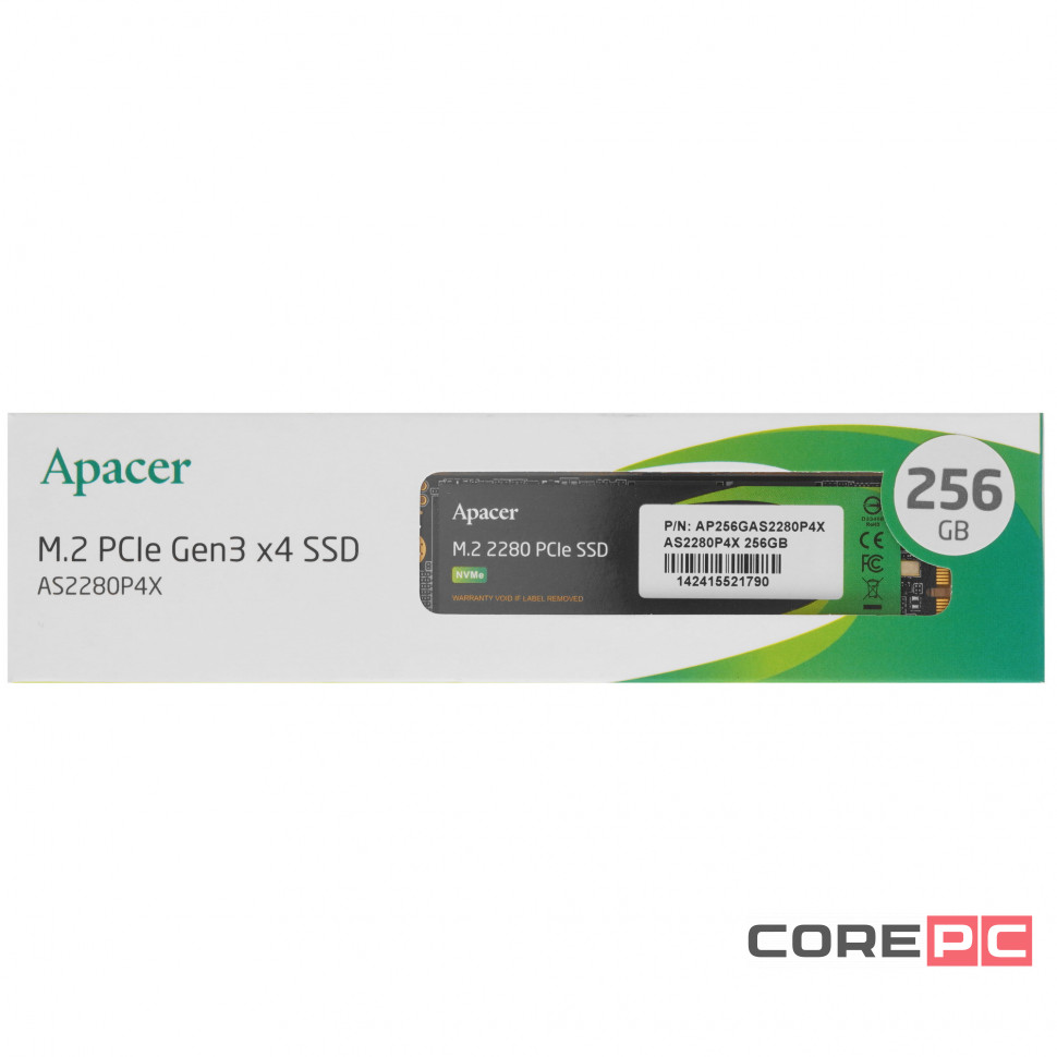 Твердотельный накопитель Apacer 256 Gb (AP256GAS2280P4X-1)