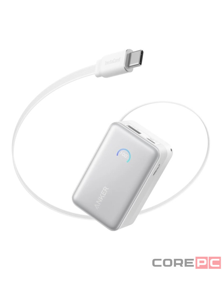 Powerbank Anker Nano (A1638P21) 10000mAh 45W 1USB/1C белый