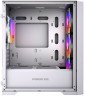 Компьютерный корпус Powercase ALISIO Micro X4W V2 LE ARGB White (CAMCXW-A4-LE)