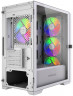 Компьютерный корпус Powercase ALISIO Micro X4W V2 LE ARGB White (CAMCXW-A4-LE)