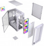 Компьютерный корпус Powercase ALISIO Micro X4W V2 LE ARGB White (CAMCXW-A4-LE)