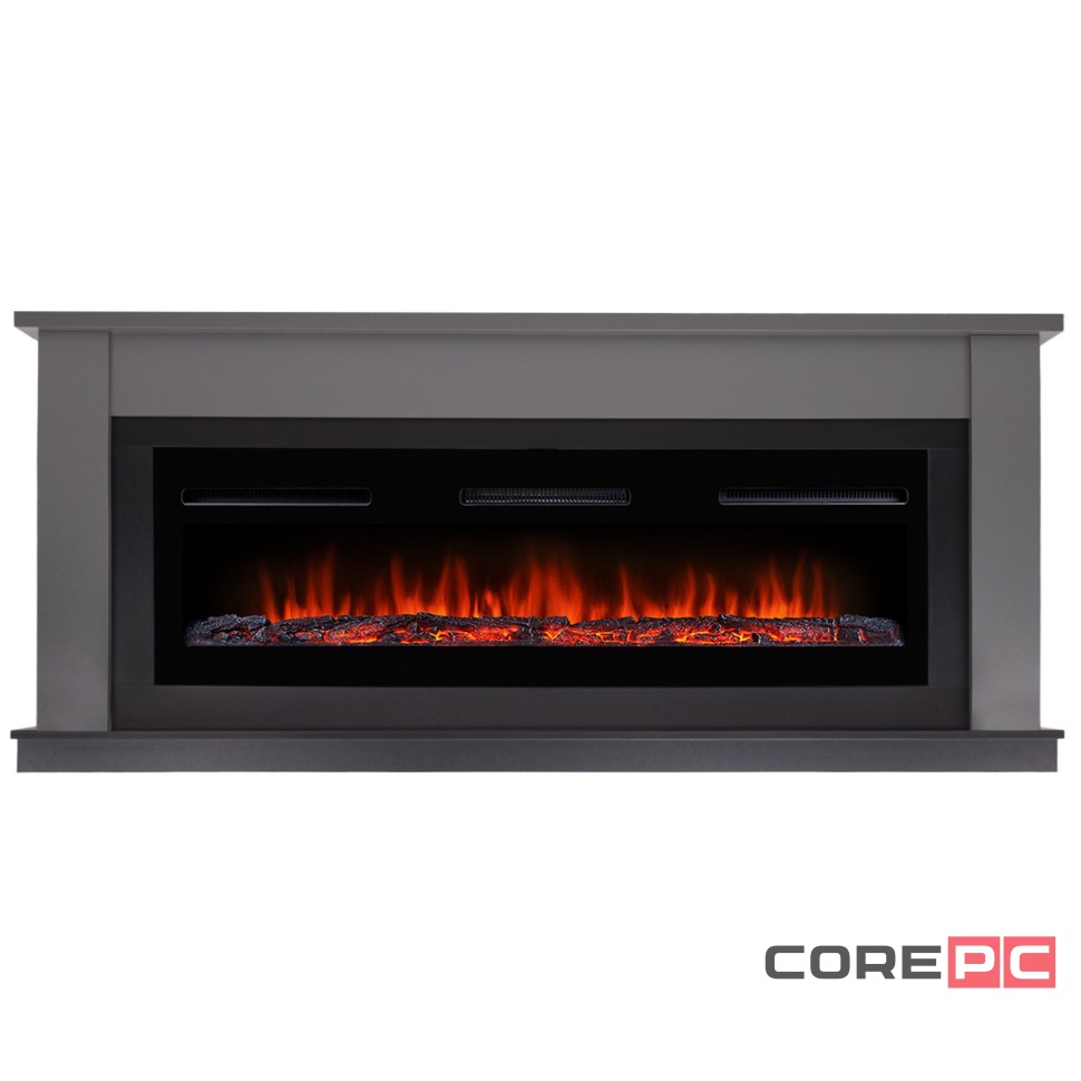 Каминокомплект:Очаг Electrolux Infinity EFP/P-1600ULS, портал Canto Long графит, черный