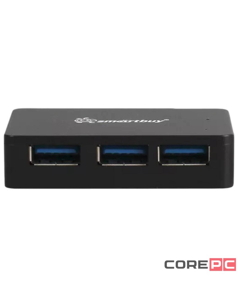 USB 3.0 Хаб Smartbuy 6000, 4 порта, черный (SBHA-6000-K)