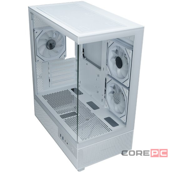 Компьютерный корпус XASTRA Q400M 3ARGB-C6-UC ARGB White (Q400M-3FM12A-C6-UC-WH)