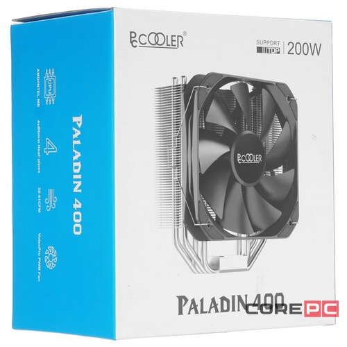 Кулер для процессора PCCooler GI-Paladin 400 ARGB ARGB PWM