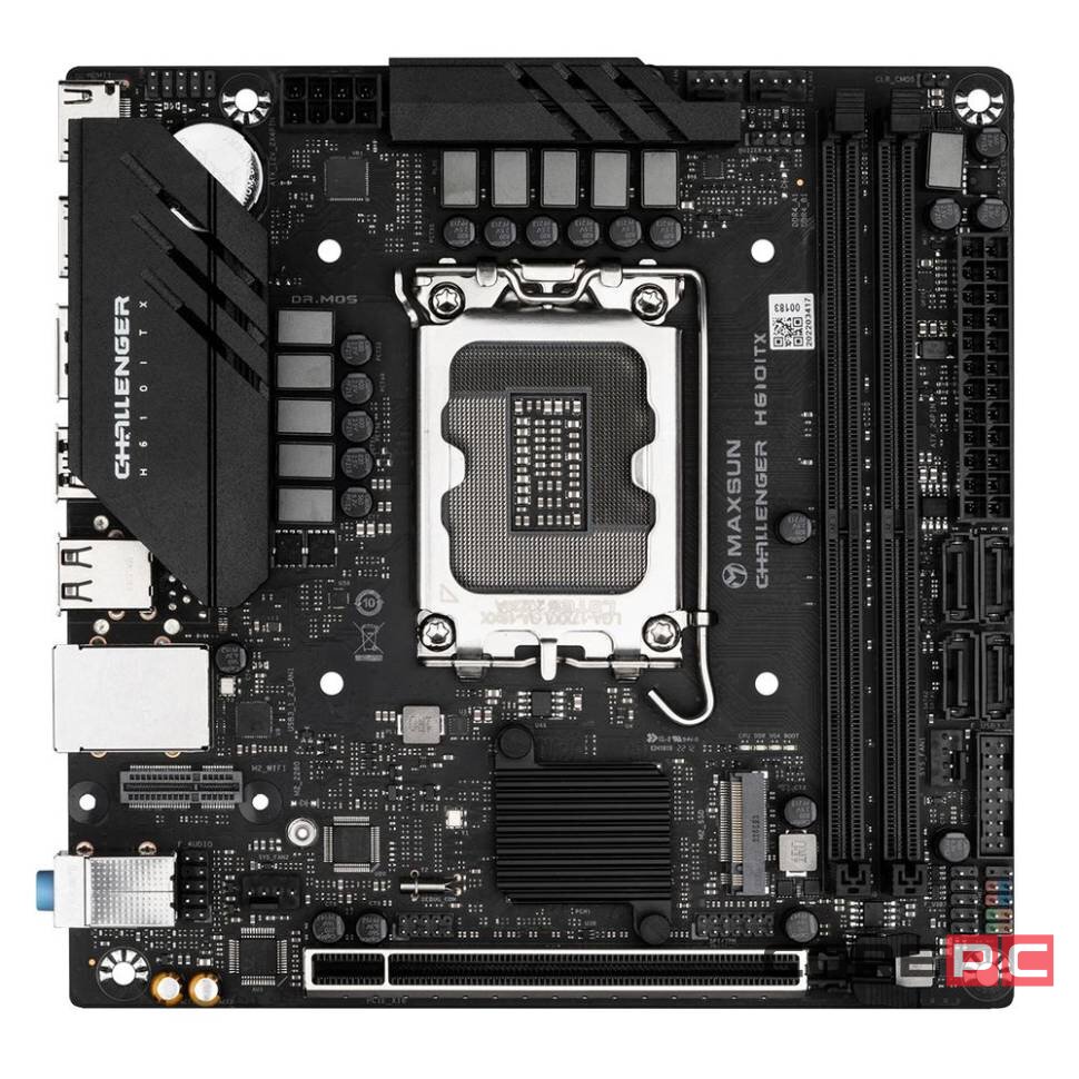 Материнская плата MaxSun H610ITX MS-Challenger 2LAN V3 (6940709698761)