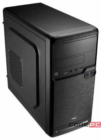 Компьютерный корпус Aerocool Qs-182 Black (4713105952926)