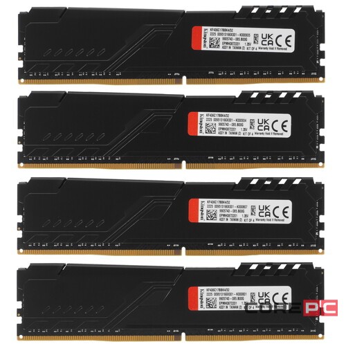 Оперативная память 32 Gb 3600 MHz Kingston FURY Beast Black (KF436C17BBK4/32)