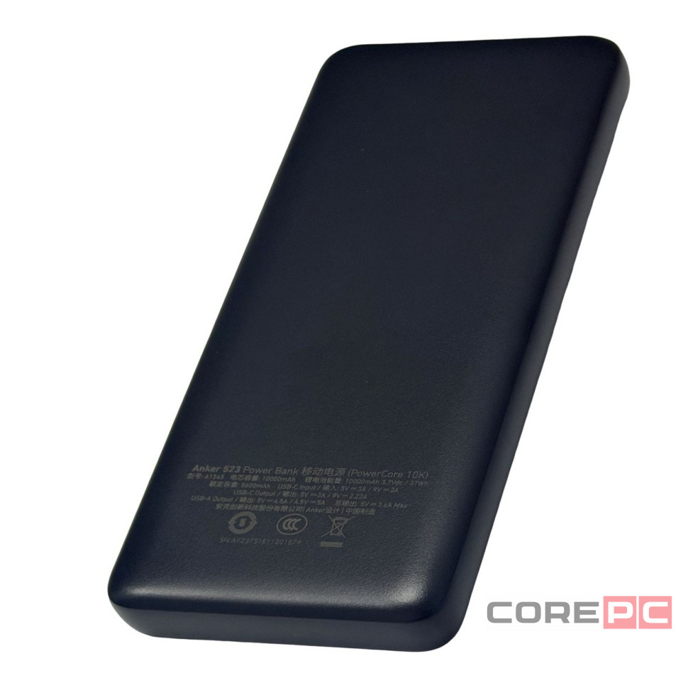 Powerbank Anker 523 10000mAh 1USB/1C черный