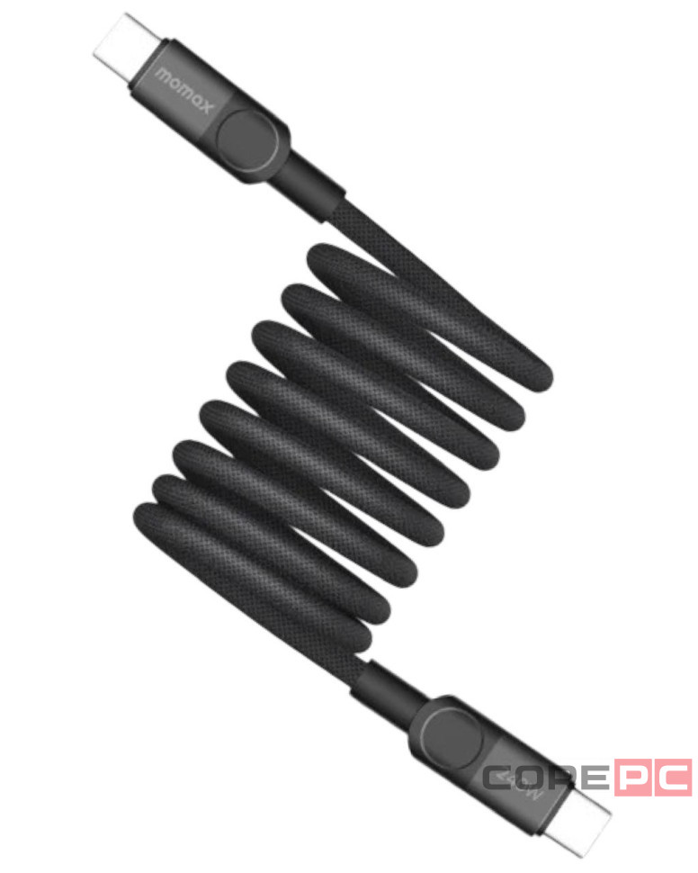 Usb Кабель-зарядка Type-C на Type-C Momax Mag.Link 240W DC71D 2м черный