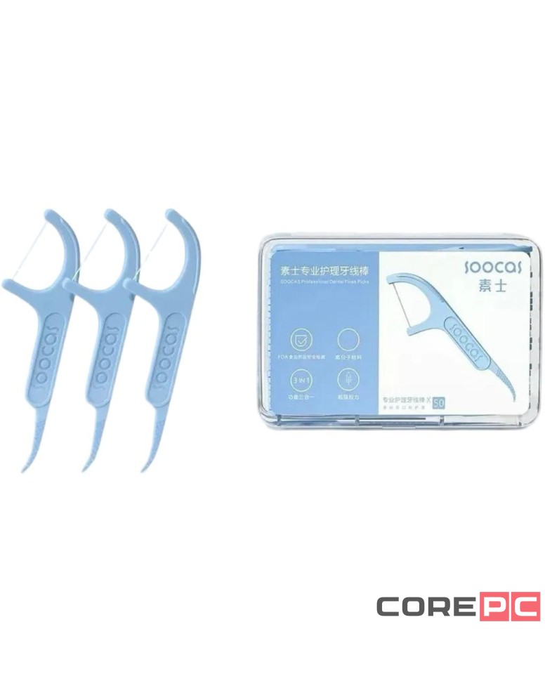 Зубная нить Soocas Floss Pick D1 (50шт.)
