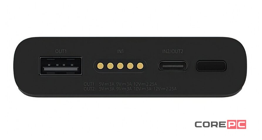 Powerbank с функцией беспроводной зарядки Xiaomi 10000mAh 1USB/1C 30W/10W VXN4306CN черный