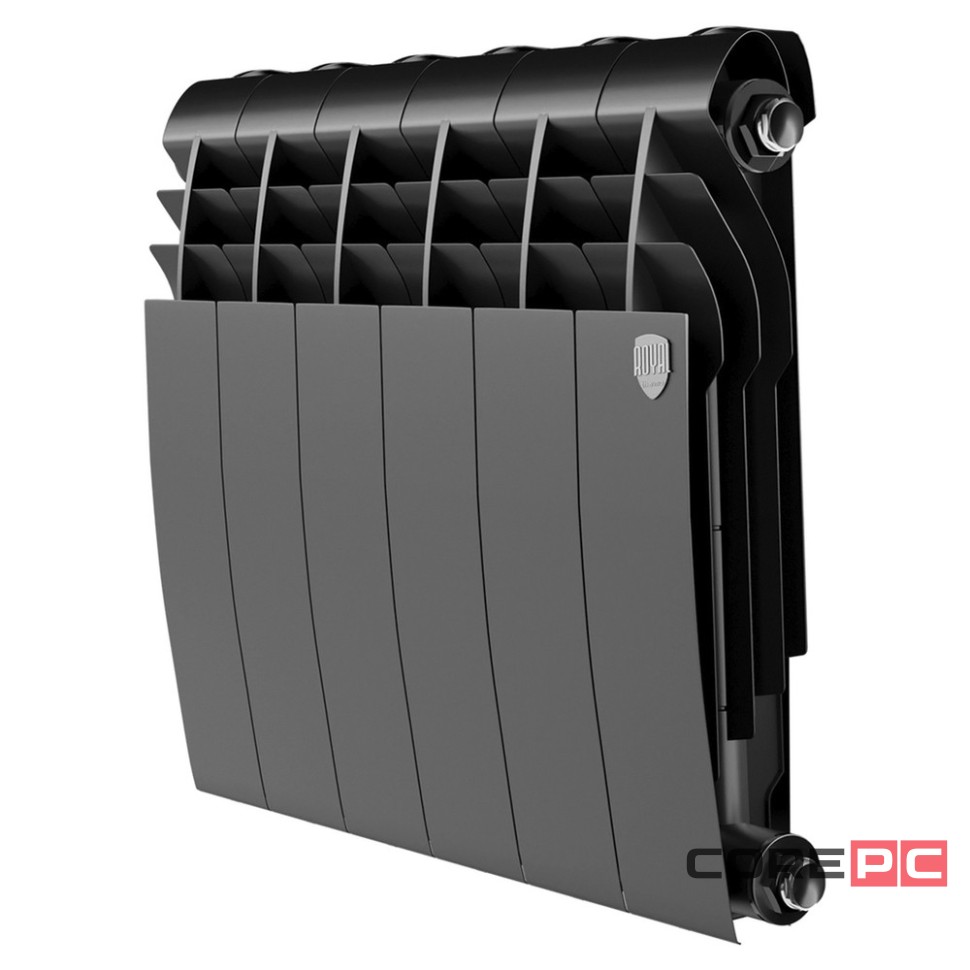 Радиатор Royal Thermo BiLiner 350 /Noir Sable - 6 секц.